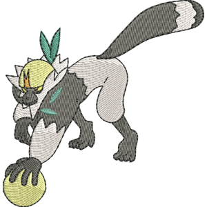 Passimian Pokemon Free Coloring Page for Kids
