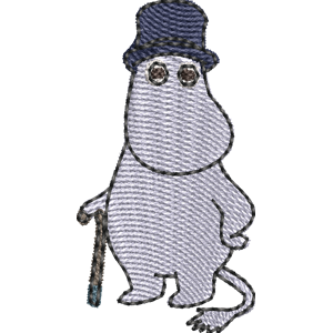 Moominpappa Moomins Free Coloring Page for Kids