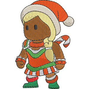 Mrs. Claus Stumble Guys Free Coloring Page for Kids