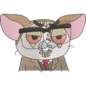 Masuo Ikari Aggretsuko Free Machine Embroidery Design