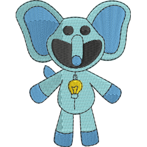 Bubba Bubbaphant Poppy Playtime Free Machine Embroidery Design