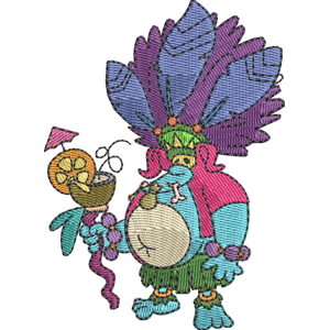 Big Chief Tiny Head Moshi Monsters Free Coloring Page for Kids