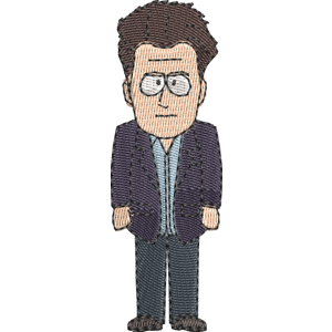 Charlie Sheen South Park Free Machine Embroidery Design