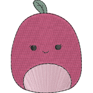 Cherry the Cherry Squishmallows Free Machine Embroidery Design