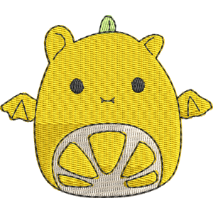 Barnet the Orange Fruit Bat Squishmallows Free Machine Embroidery Design