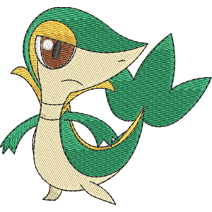 Snivy Pokemon Free Coloring Page for Kids