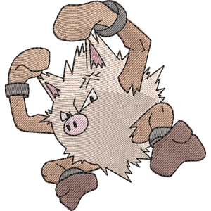 Primeape Pokemon Free Coloring Page for Kids