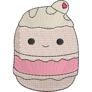 Brinya the Cake Squishmallows Free Machine Embroidery Design