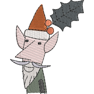 Wiser Older Elf Ben & Holly's Little Kingdom Free Machine Embroidery Design