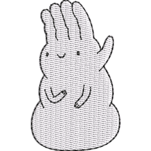 Hand Snow Golem Adventure Time Free Machine Embroidery Design