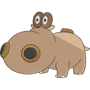 Hippopotas Pokemon Free Coloring Page for Kids