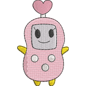 Telelin Tamagotchi Free Machine Embroidery Design