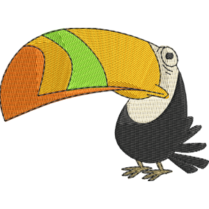 Toucan Zig & Sharko Free Machine Embroidery Design