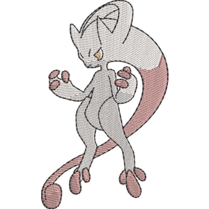 Mega Mewtwo Y Pokemon Free Coloring Page for Kids