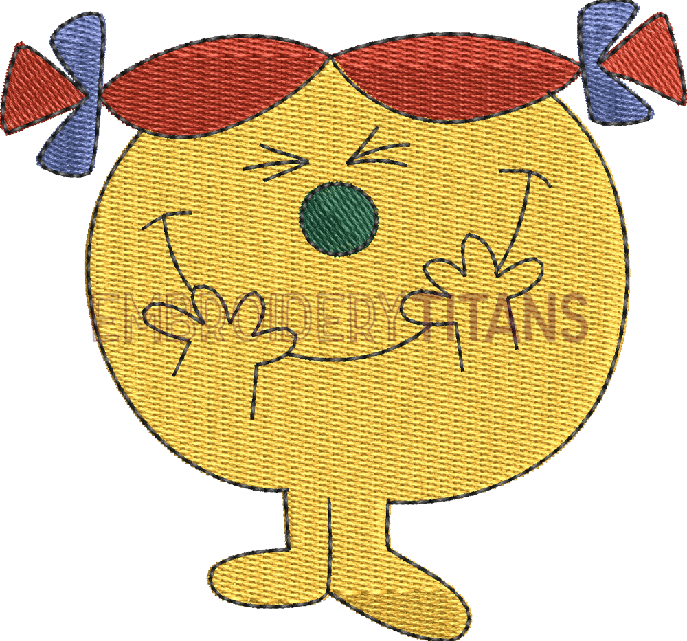 Little Miss Trouble Mr Men Free Machine Embroidery Design Download in ...