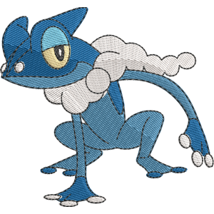 Frogadier Pokemon Free Coloring Page for Kids