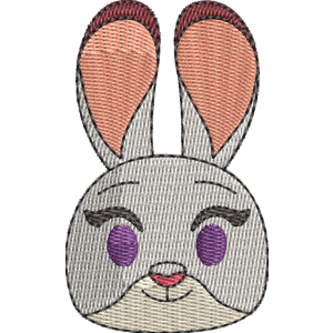 Judy Hopps Disney Emoji Blitz Free Machine Embroidery Design