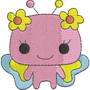 Ura Violetchi Tamagotchi Free Machine Embroidery Design