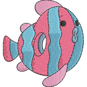 Jesta the Clown Fish Pikmi Pops Free Machine Embroidery Design