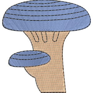 Tall Violet Swirl Shroom Slime Rancher 2 Free Machine Embroidery Design