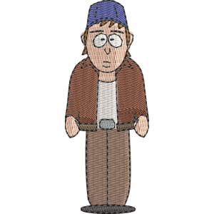 Dwight Schultz South Park Free Machine Embroidery Design