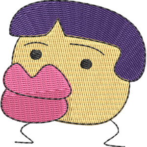 Sutebotchi GB Tamagotchi Free Machine Embroidery Design