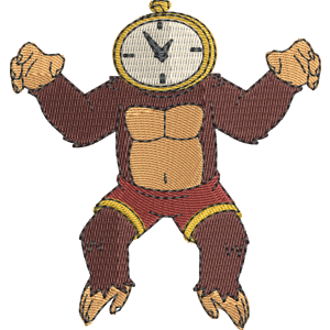 Time Ape Milo Murphy Law Free Coloring Page for Kids