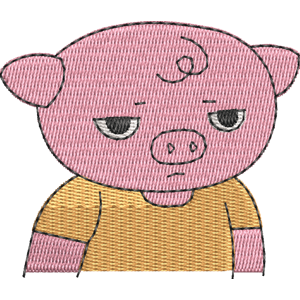 Mr. Pig Tish Tash Free Coloring Page for Kids
