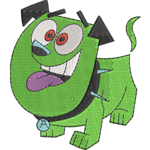 Cujo (Puppy) Danny Phantom Free Machine Embroidery Design