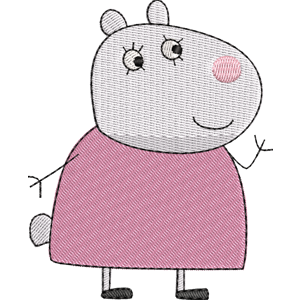 Mummy Sheep Peppa Pig Free Coloring Page for Kids