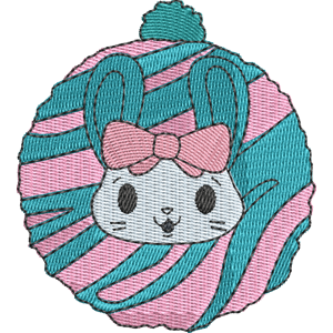 Glowin the Rabbit Pikmi Pops Free Machine Embroidery Design