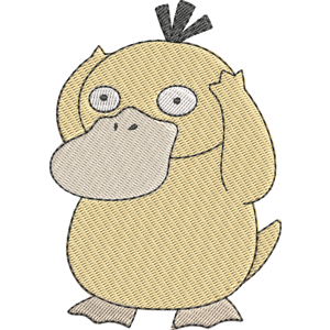 Psyduck Pokemon Free Coloring Page for Kids