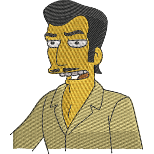 Alberto Simpsons Free Machine Embroidery Design