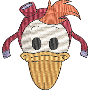 Launchpad McQuack Disney Emoji Blitz Free Machine Embroidery Design