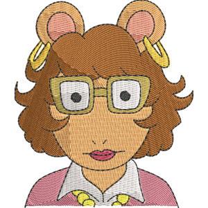 Jane lookalike Arthur Free Coloring Page for Kids