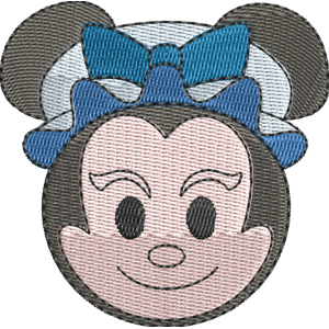 Emily Cratchit Minnie Disney Emoji Blitz Free Machine Embroidery Design