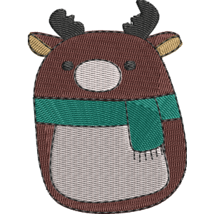 Buford the Moose Squishmallows Free Machine Embroidery Design