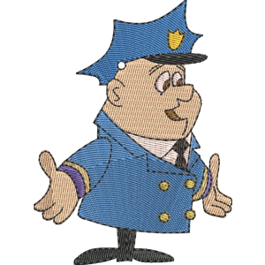 Chief of Police Batfink Free Machine Embroidery Design