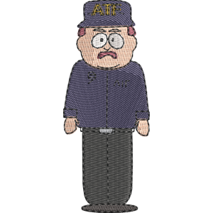 Danny Ganz South Park Free Machine Embroidery Design