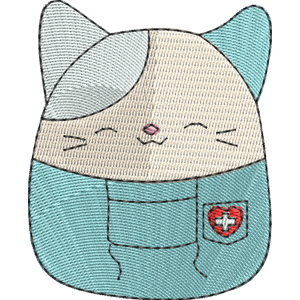 Cassie the Nurse Squishmallows Free Machine Embroidery Design