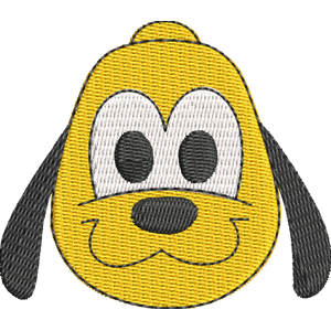 Pluto Disney Emoji Blitz Free Machine Embroidery Design