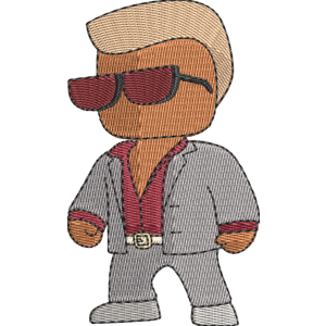 Disco Dylan Stumble Guys Free Machine Embroidery Design