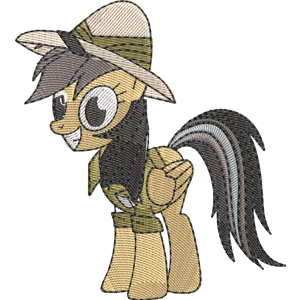 Daring Do My Little Pony Friendship Is Magic Free Coloring Page for Kids