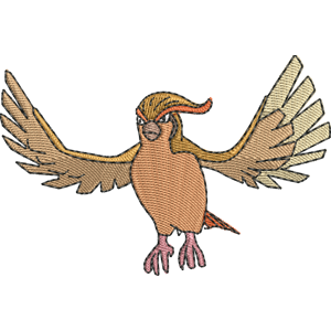Pidgeot 1 Pokemon Free Coloring Page for Kids