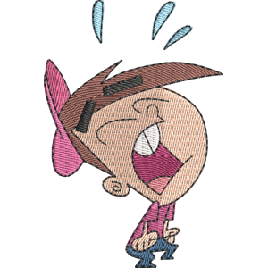 Timmy Turner Crying Fairly Odd Parents Free Machine Embroidery Design