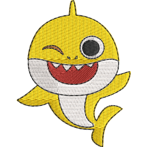Baby Shark Pinkfong Free Coloring Page for Kids