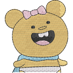 Cindy Bear Bossy Bear Free Machine Embroidery Design