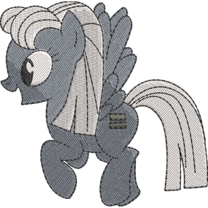 Night Glider My Little Pony Friendship Is Magic Free Coloring Page for Kids