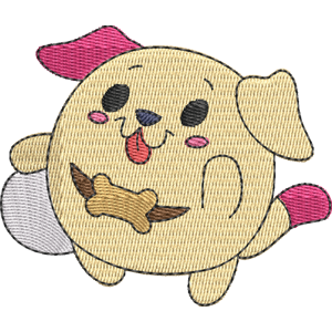 Bento the Dog Pikmi Pops Free Machine Embroidery Design