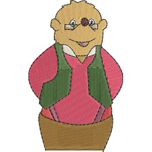 Grizzly Grandpa Bear The Berenstain Bears Free Coloring Page for Kids
